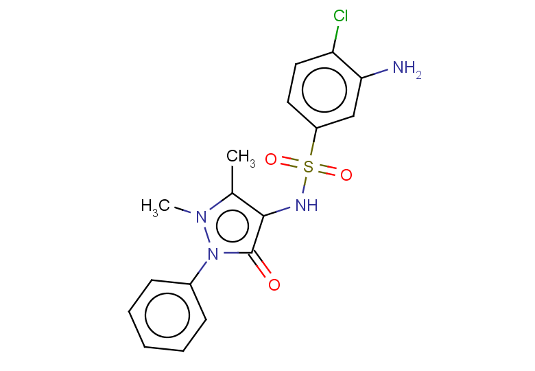 3-amino-4-chloro-N-(1,5-dimethyl-3-oxo-2-phenyl-2,3-dihydro-1H-pyrazol-4-yl)benzene-1-sulfonamide