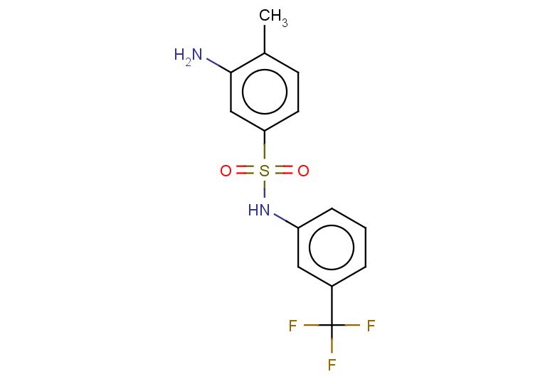 3-amino-4-methyl-N-[3-(trifluoromethyl)phenyl]benzene-1-sulfonamide
