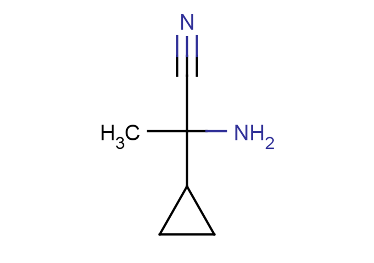 2-amino-2-cyclopropylpropanenitrile