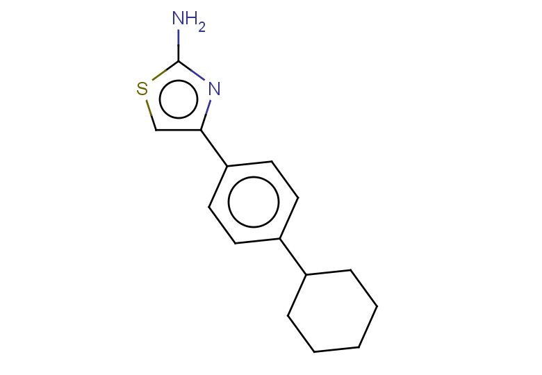 4-(4-cyclohexylphenyl)-1,3-thiazol-2-amine