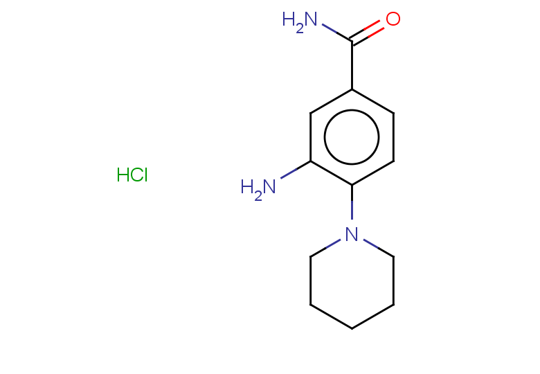 3-amino-4-(piperidin-1-yl)benzamide hydrochloride