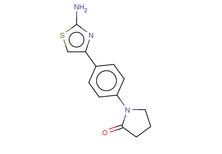 1-[4-(2-amino-1,3-thiazol-4-yl)phenyl]pyrrolidin-2-one