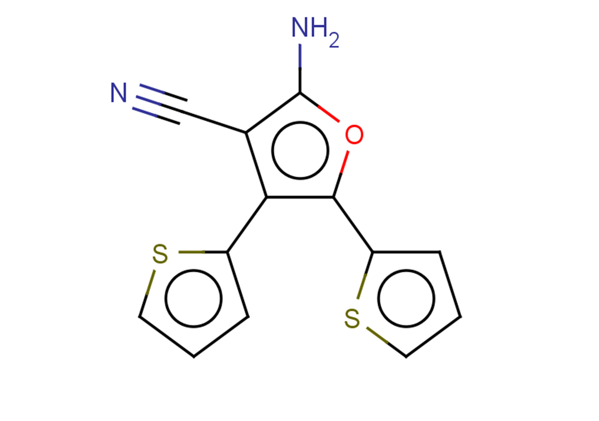 2-amino-4,5-bis(thiophen-2-yl)furan-3-carbonitrile