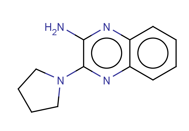 3-(pyrrolidin-1-yl)quinoxalin-2-amine