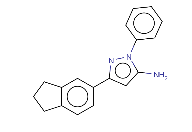 3-(2,3-dihydro-1H-inden-5-yl)-1-phenyl-1H-pyrazol-5-amine