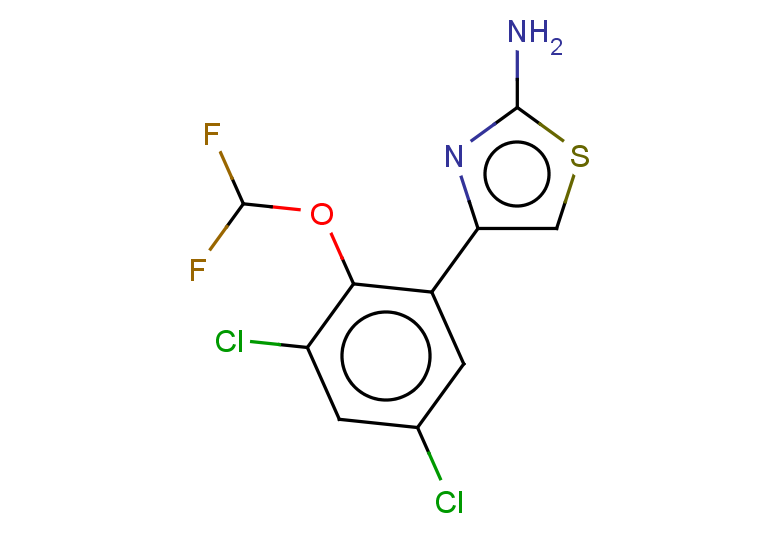4-[3,5-dichloro-2-(difluoromethoxy)phenyl]-1,3-thiazol-2-amine