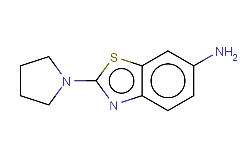 2-(pyrrolidin-1-yl)-1,3-benzothiazol-6-amine