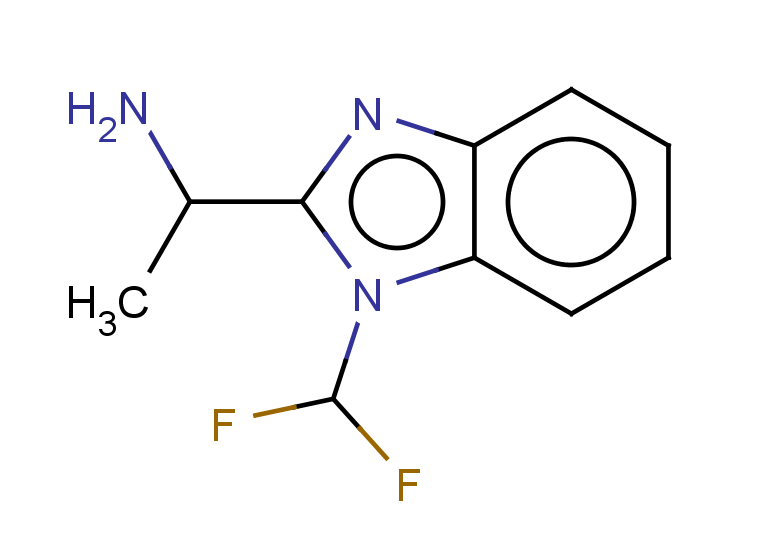 1-[1-(difluoromethyl)-1H-1,3-benzodiazol-2-yl]ethan-1-amine