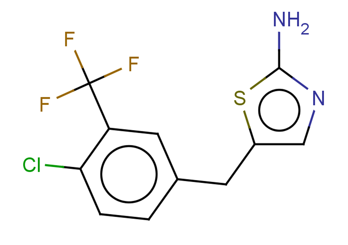 5-{[4-chloro-3-(trifluoromethyl)phenyl]methyl}-1,3-thiazol-2-amine