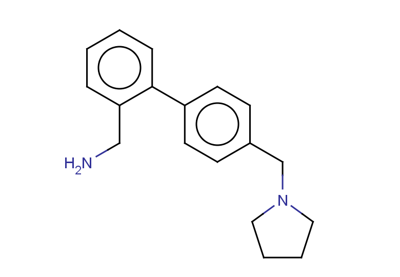 {2-[4-(pyrrolidin-1-ylmethyl)phenyl]phenyl}methanamine