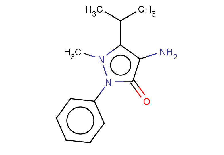 4-amino-1-methyl-2-phenyl-5-(propan-2-yl)-2,3-dihydro-1H-pyrazol-3-one