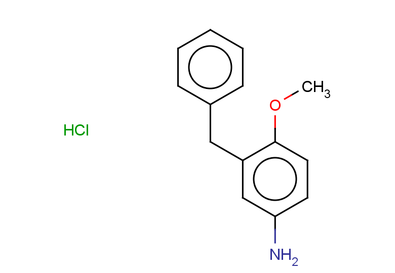 3-benzyl-4-methoxyaniline hydrochloride