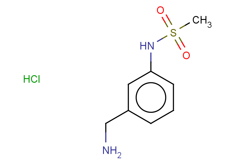 N-[3-(aminomethyl)phenyl]methanesulfonamide hydrochloride