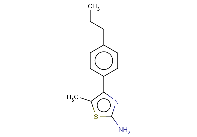 5-methyl-4-(4-propylphenyl)-1,3-thiazol-2-amine