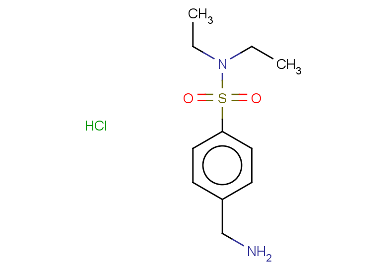 4-(aminomethyl)-N,N-diethylbenzene-1-sulfonamide hydrochloride