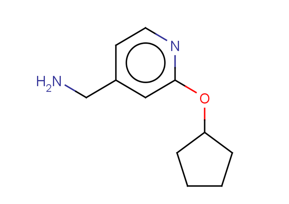 [2-(cyclopentyloxy)pyridin-4-yl]methanamine