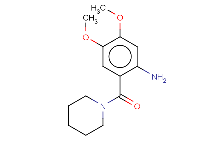 4,5-dimethoxy-2-(piperidine-1-carbonyl)aniline
