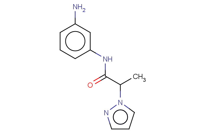 N-(3-aminophenyl)-2-(1H-pyrazol-1-yl)propanamide