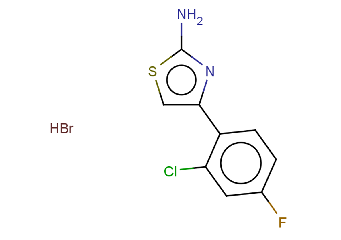 4-(2-chloro-4-fluorophenyl)-1,3-thiazol-2-amine hydrobromide