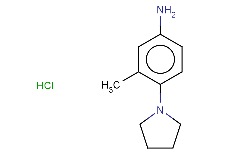 3-methyl-4-(pyrrolidin-1-yl)aniline hydrochloride