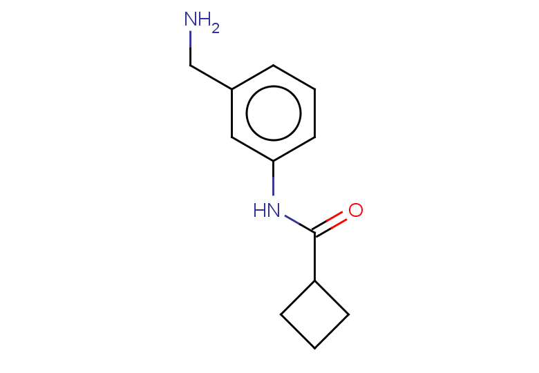 N-[3-(aminomethyl)phenyl]cyclobutanecarboxamide