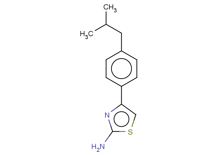 4-[4-(2-methylpropyl)phenyl]-1,3-thiazol-2-amine