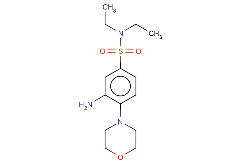 3-amino-N,N-diethyl-4-(morpholin-4-yl)benzene-1-sulfonamide