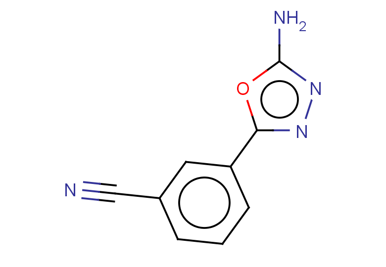 3-(5-amino-1,3,4-oxadiazol-2-yl)benzonitrile