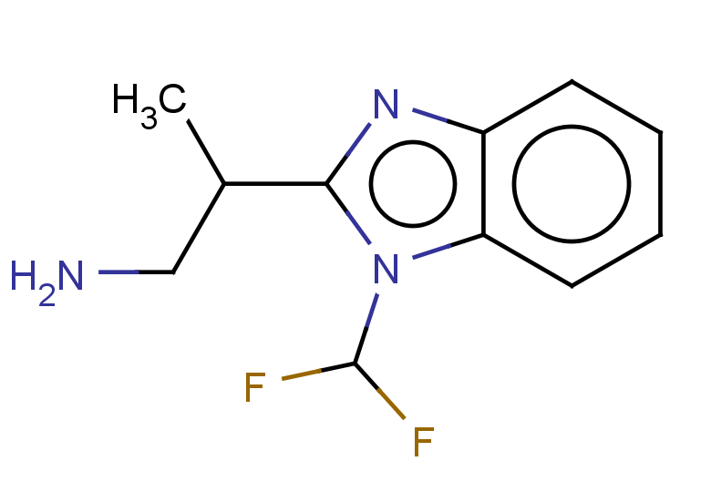 2-[1-(difluoromethyl)-1H-1,3-benzodiazol-2-yl]propan-1-amine