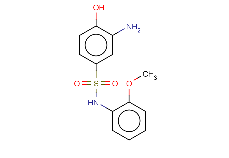 3-amino-4-hydroxy-N-(2-methoxyphenyl)benzene-1-sulfonamide
