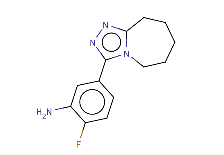 2-fluoro-5-{5H,6H,7H,8H,9H-[1,2,4]triazolo[4,3-a]azepin-3-yl}aniline