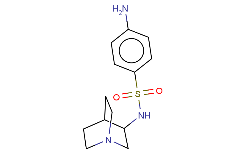 4-amino-N-{1-azabicyclo[2.2.2]octan-3-yl}benzene-1-sulfonamide