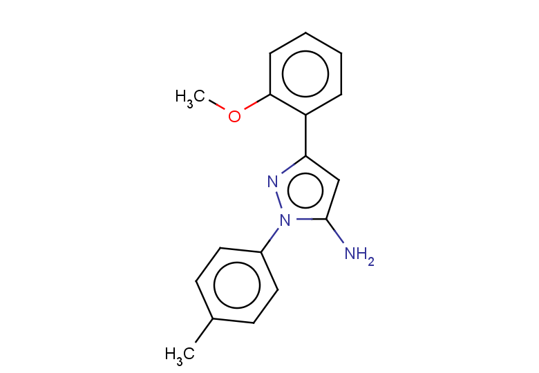 3-(2-methoxyphenyl)-1-(4-methylphenyl)-1H-pyrazol-5-amine