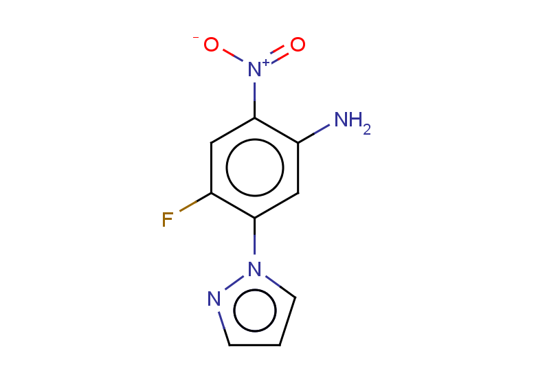 4-fluoro-2-nitro-5-(1H-pyrazol-1-yl)aniline