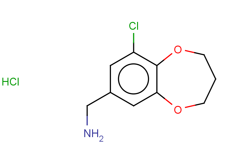 (9-chloro-3,4-dihydro-2H-1,5-benzodioxepin-7-yl)methanamine hydrochloride