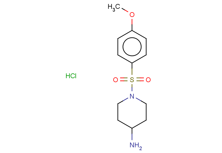 1-(4-methoxybenzenesulfonyl)piperidin-4-amine hydrochloride