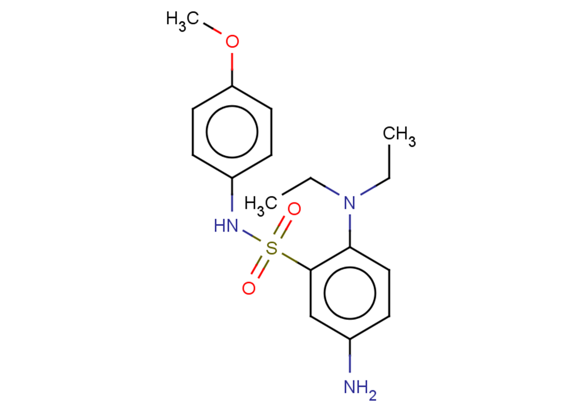 5-amino-2-(diethylamino)-N-(4-methoxyphenyl)benzene-1-sulfonamide