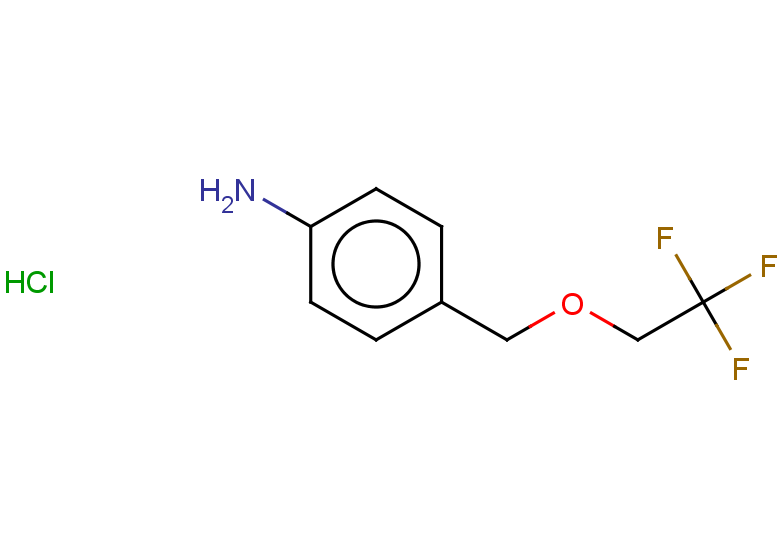 4-[(2,2,2-trifluoroethoxy)methyl]aniline hydrochloride