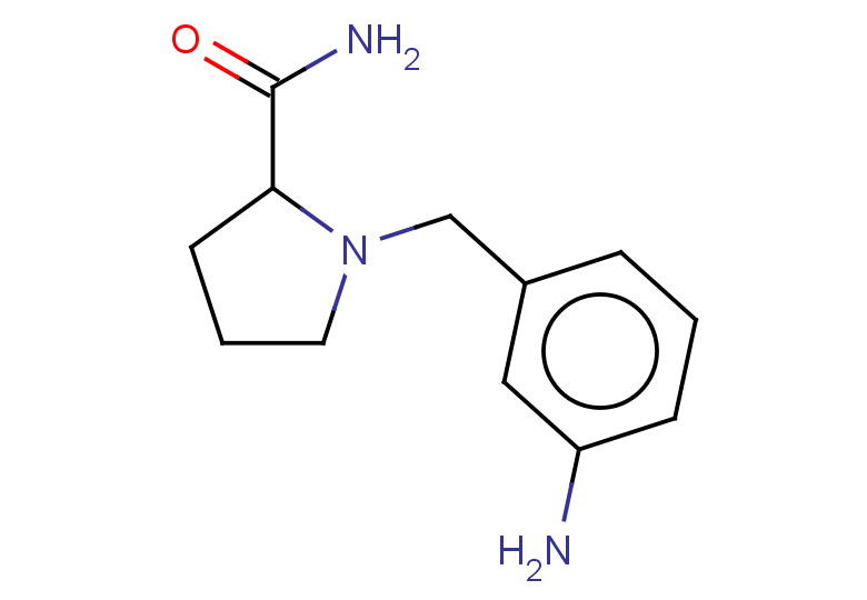 1-[(3-aminophenyl)methyl]pyrrolidine-2-carboxamide