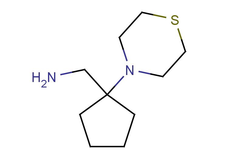 [1-(thiomorpholin-4-yl)cyclopentyl]methanamine