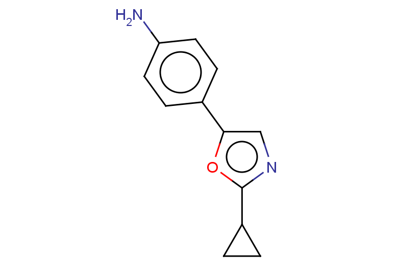 4-(2-cyclopropyl-1,3-oxazol-5-yl)aniline