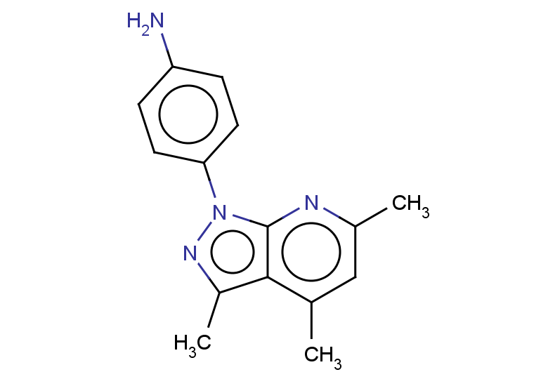 4-{3,4,6-trimethyl-1H-pyrazolo[3,4-b]pyridin-1-yl}aniline