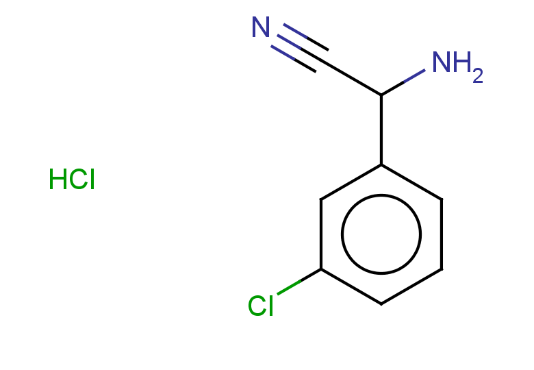 2-amino-2-(3-chlorophenyl)acetonitrile hydrochloride