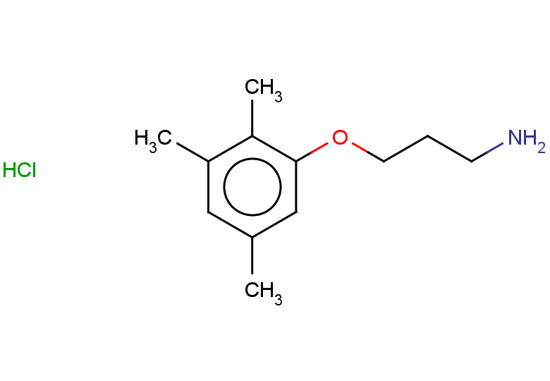 1-(3-aminopropoxy)-2,3,5-trimethylbenzene hydrochloride