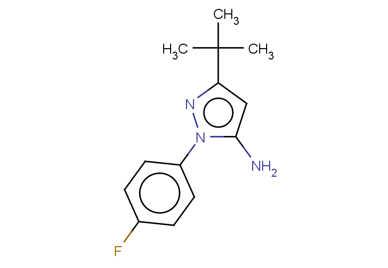 3-tert-butyl-1-(4-fluorophenyl)-1H-pyrazol-5-amine