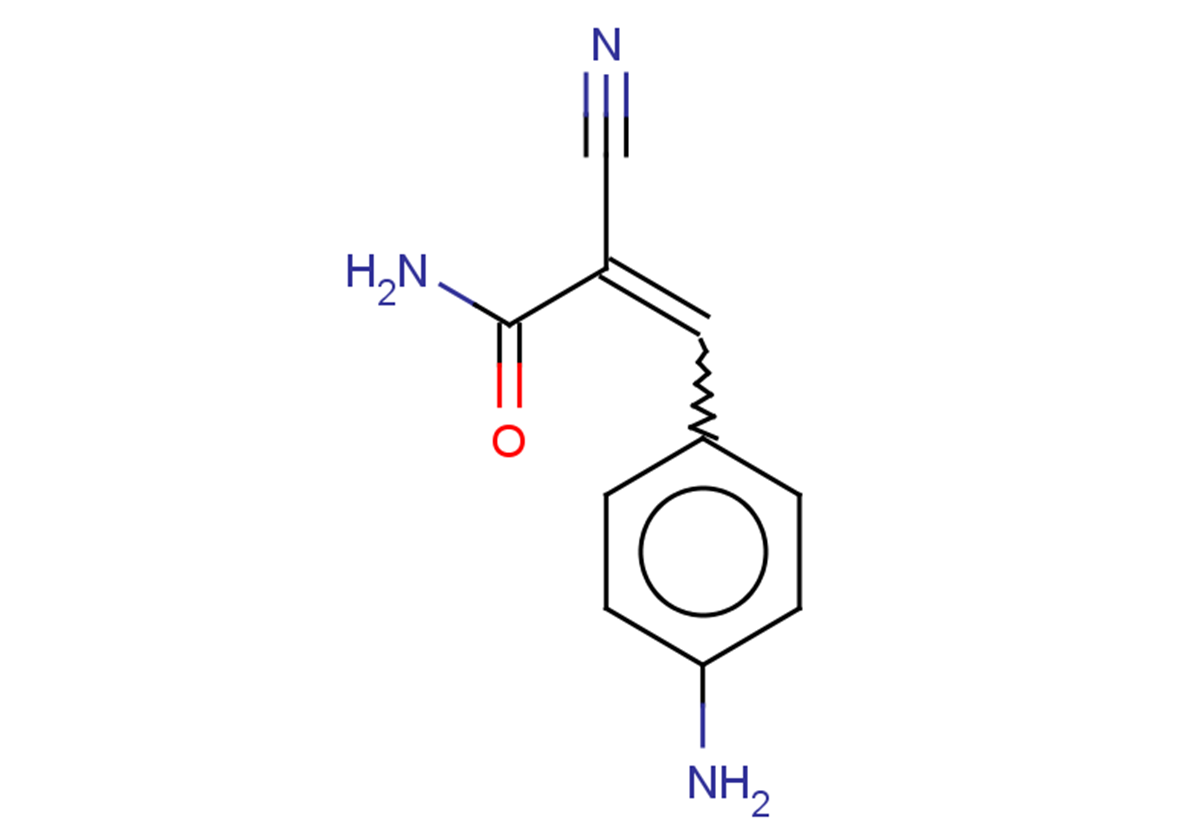 3-(4-aminophenyl)-2-cyanoprop-2-enamide