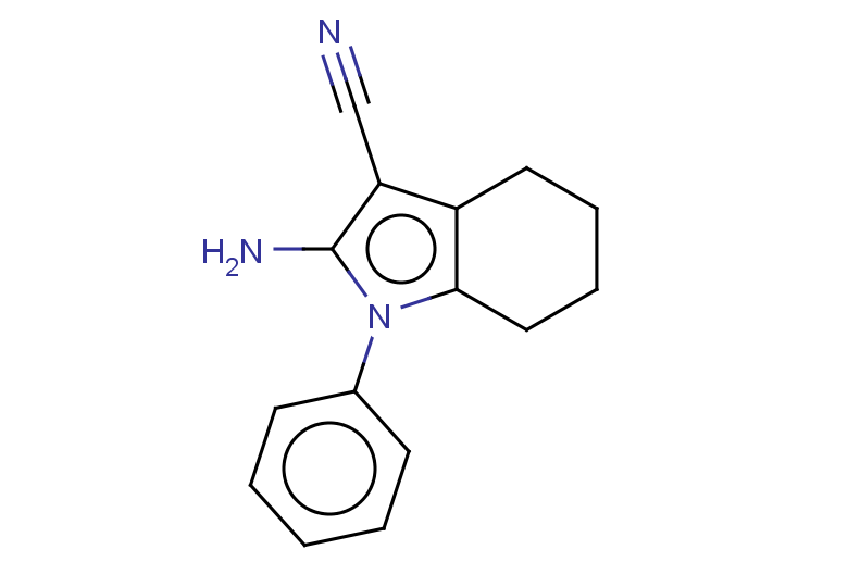 2-amino-1-phenyl-4,5,6,7-tetrahydro-1H-indole-3-carbonitrile