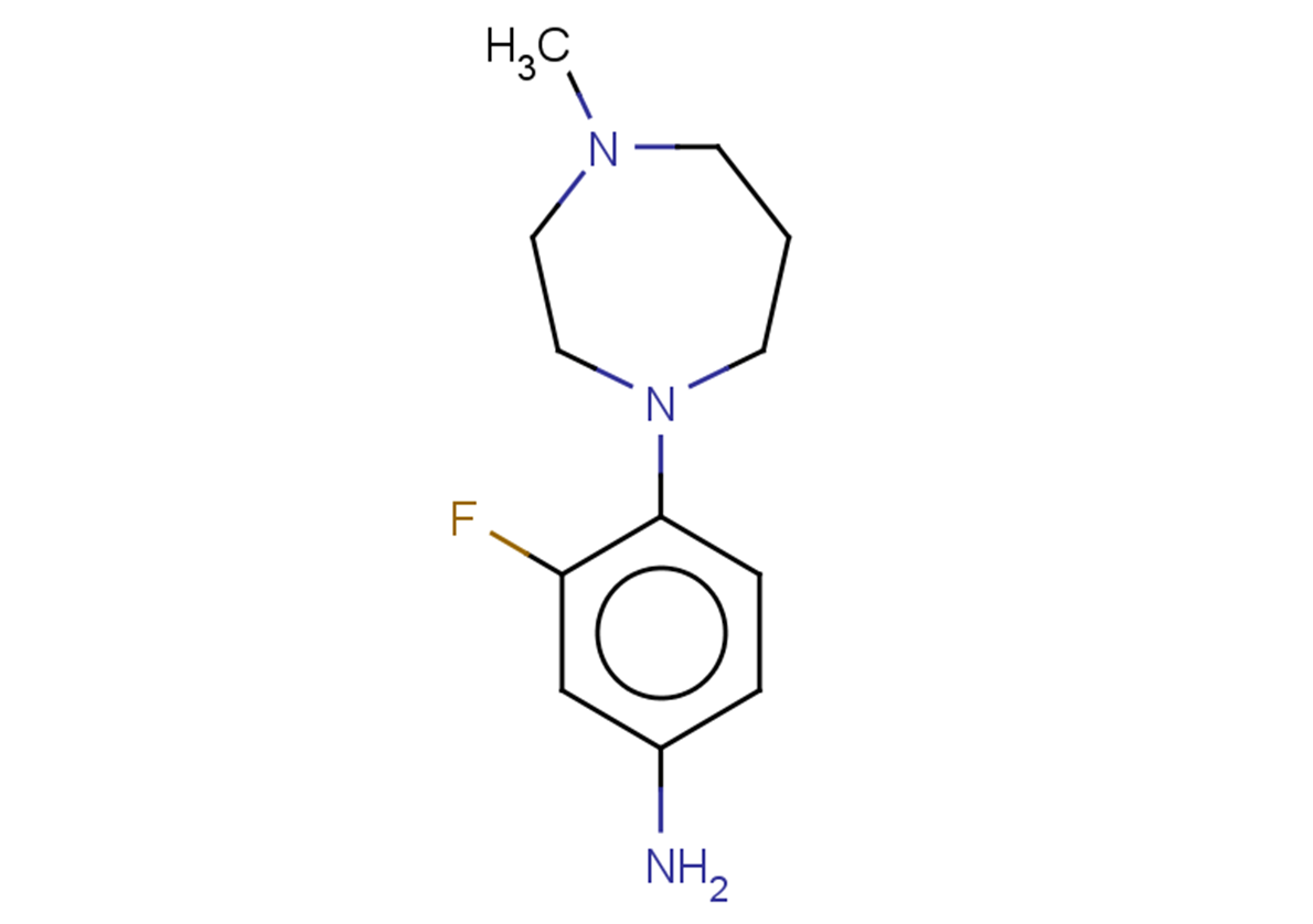 3-fluoro-4-(4-methyl-1,4-diazepan-1-yl)aniline
