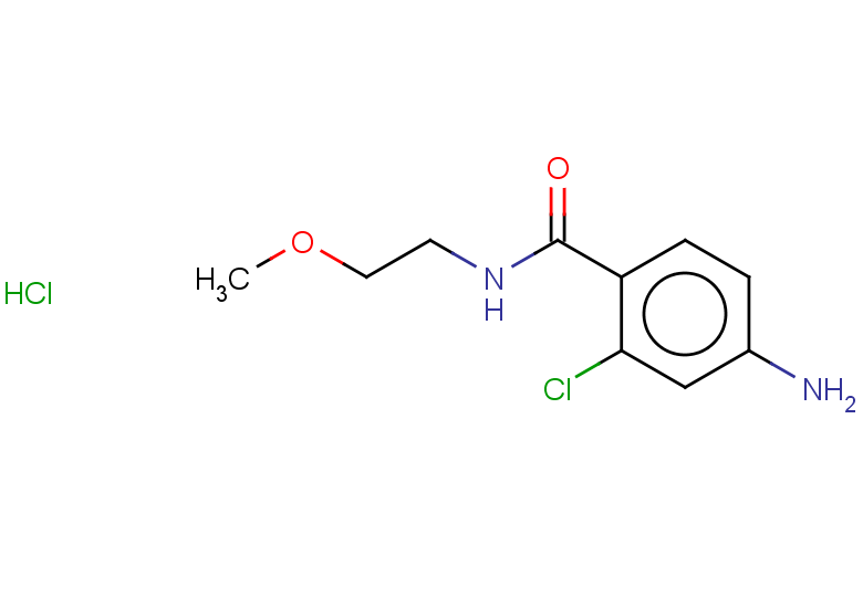 4-amino-2-chloro-N-(2-methoxyethyl)benzamide hydrochloride