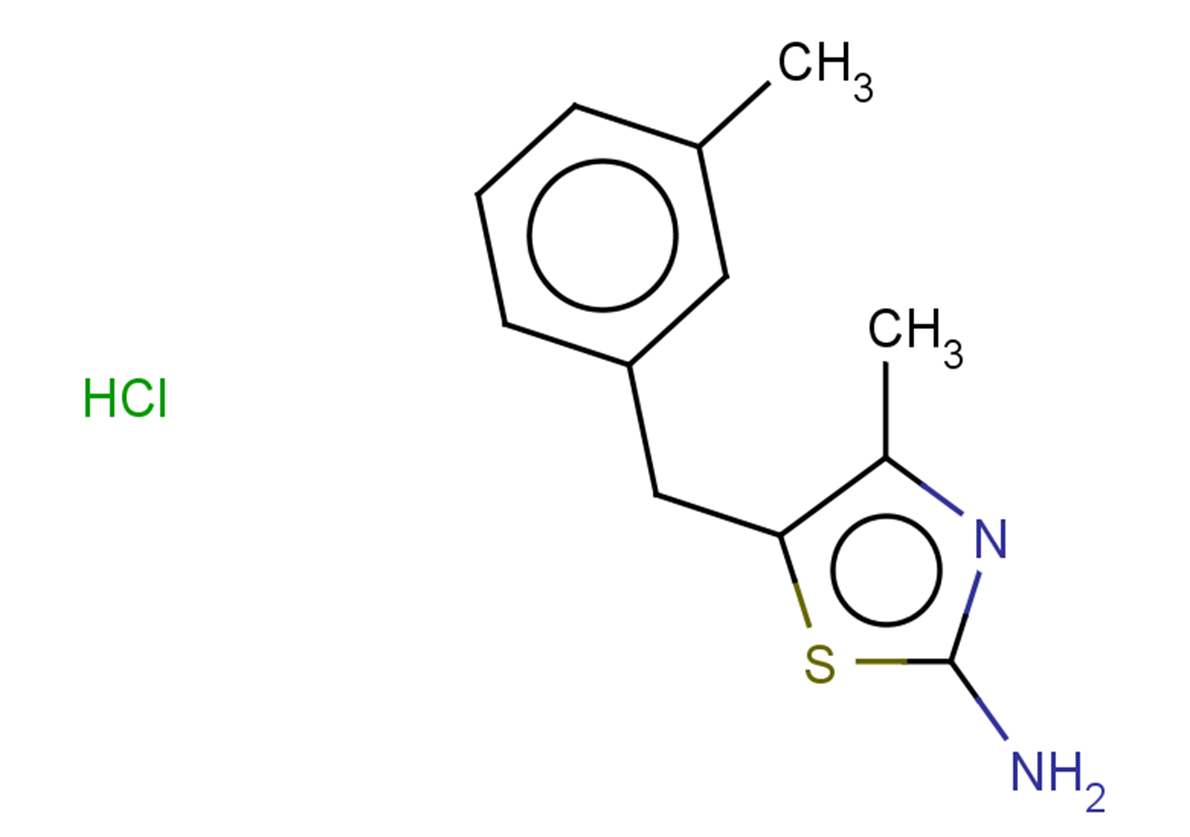 4-methyl-5-[(3-methylphenyl)methyl]-1,3-thiazol-2-amine hydrochloride